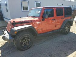 Salvage cars for sale at Lyman, ME auction: 2014 Jeep Wrangler Unlimited Sport