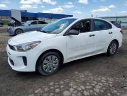 Salvage cars for sale from Copart Woodhaven, MI: 2018 KIA Rio LX