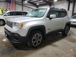 Jeep Renegade Limited Vehiculos salvage en venta: 2017 Jeep Renegade Limited