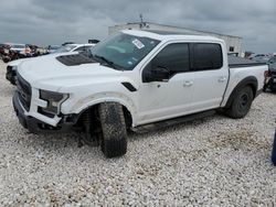 Salvage cars for sale at Temple, TX auction: 2018 Ford F150 Raptor