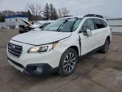 Salvage cars for sale at Ham Lake, MN auction: 2016 Subaru Outback 3.6R Limited