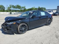 Salvage cars for sale at Spartanburg, SC auction: 2022 Honda Civic Sport