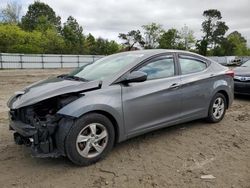 Salvage cars for sale at Hampton, VA auction: 2014 Hyundai Elantra SE