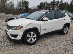 Salvage cars for sale at West Warren, MA auction: 2018 Jeep Compass Latitude