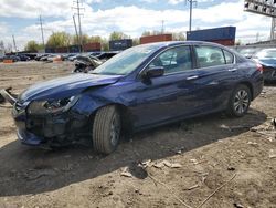 Salvage cars for sale at Columbus, OH auction: 2015 Honda Accord LX