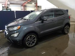 Salvage cars for sale from Copart Ellwood City, PA: 2020 Ford Ecosport Titanium