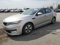 Salvage cars for sale from Copart Rancho Cucamonga, CA: 2013 KIA Optima Hybrid