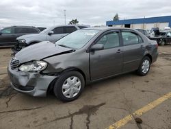 Salvage cars for sale from Copart Woodhaven, MI: 2008 Toyota Corolla CE