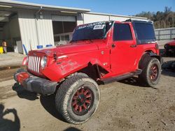 Salvage cars for sale at Grenada, MS auction: 2016 Jeep Wrangler Sahara