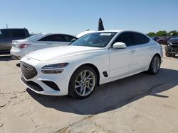 Salvage cars for sale from Copart Grand Prairie, TX: 2022 Genesis G70 Base
