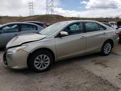 Toyota Camry LE salvage cars for sale: 2017 Toyota Camry LE