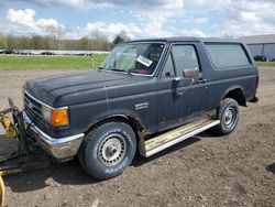 Salvage cars for sale at Columbia Station, OH auction: 1990 Ford Bronco U100