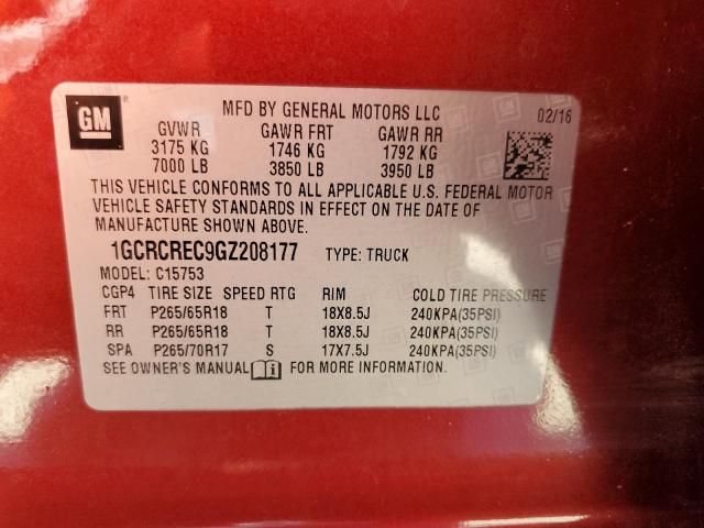 2016 Chevrolet Silverado C1500 LT