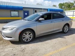 Salvage cars for sale at Wichita, KS auction: 2015 Chrysler 200 Limited