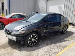 Salvage cars for sale at Rogersville, MO auction: 2013 Honda Civic SI