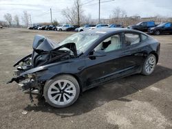 Salvage cars for sale at Montreal Est, QC auction: 2023 Tesla Model 3