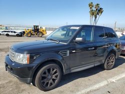 Salvage cars for sale from Copart Van Nuys, CA: 2009 Land Rover Range Rover Sport HSE