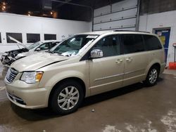 Salvage cars for sale from Copart Blaine, MN: 2011 Chrysler Town & Country Touring L