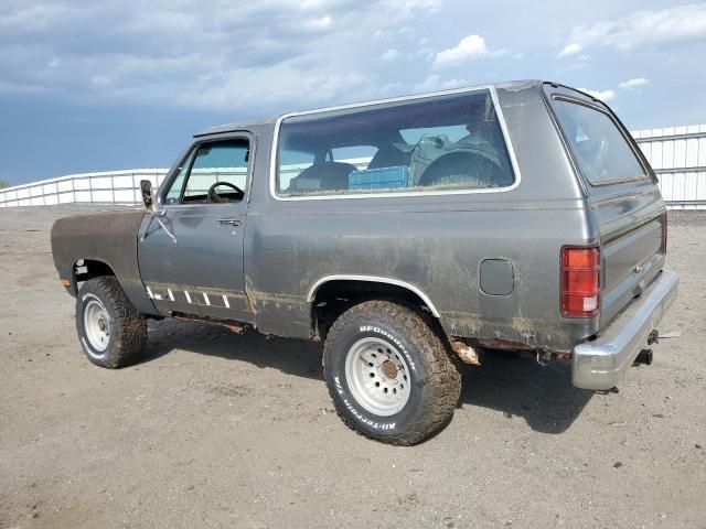 1989 Dodge Ramcharger AW-100