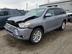 Salvage cars for sale from Copart Chicago Heights, IL: 2008 Toyota Highlander Hybrid Limited