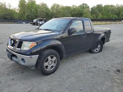 Salvage cars for sale from Copart Waldorf, MD: 2005 Nissan Frontier King Cab LE