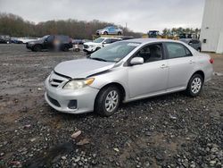 Salvage cars for sale from Copart Windsor, NJ: 2011 Toyota Corolla Base