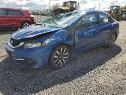 Salvage cars for sale from Copart Eugene, OR: 2015 Honda Civic EXL