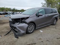 Toyota Sienna xle salvage cars for sale: 2021 Toyota Sienna XLE