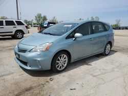 Salvage cars for sale at Pekin, IL auction: 2014 Toyota Prius V