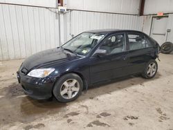 Salvage cars for sale at Pennsburg, PA auction: 2005 Honda Civic EX