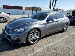 Infiniti Q50 Luxe salvage cars for sale: 2018 Infiniti Q50 Luxe