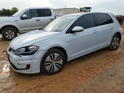 Volkswagen Golf salvage cars for sale: 2017 Volkswagen E-GOLF SEL Premium