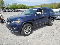 Salvage cars for sale from Copart Grantville, PA: 2015 Jeep Grand Cherokee Limited