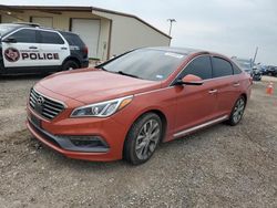 Salvage cars for sale at Temple, TX auction: 2015 Hyundai Sonata Sport