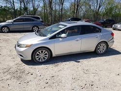 Salvage cars for sale at Cicero, IN auction: 2012 Honda Civic EX