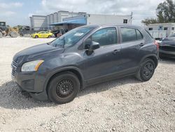 Chevrolet Trax LS salvage cars for sale: 2016 Chevrolet Trax LS