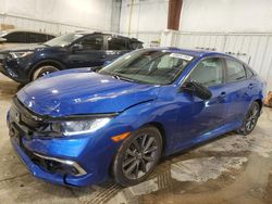 Salvage cars for sale at Milwaukee, WI auction: 2021 Honda Civic EX