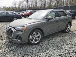 Salvage cars for sale at Waldorf, MD auction: 2022 Audi Q3 Premium S Line 45