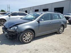 Salvage cars for sale at Jacksonville, FL auction: 2012 Volkswagen Jetta TDI