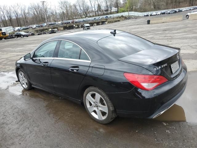 2018 Mercedes-Benz CLA 250 4matic