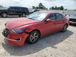 Salvage cars for sale at Houston, TX auction: 2021 Hyundai Sonata SE