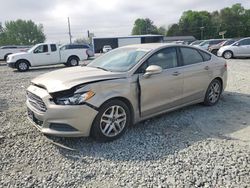 Salvage cars for sale at Mebane, NC auction: 2015 Ford Fusion SE