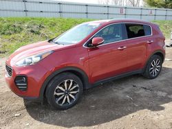 Salvage cars for sale at Davison, MI auction: 2019 KIA Sportage EX