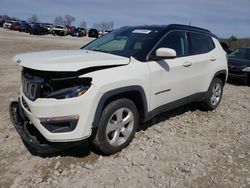 Salvage cars for sale at West Warren, MA auction: 2018 Jeep Compass Latitude
