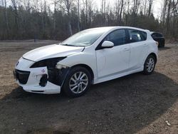 Salvage cars for sale from Copart Ontario Auction, ON: 2013 Mazda 3 I