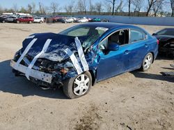 Salvage cars for sale at Bridgeton, MO auction: 2012 Honda Civic LX