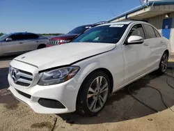 Salvage cars for sale at Memphis, TN auction: 2018 Mercedes-Benz C300