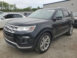 Salvage cars for sale from Copart Spartanburg, SC: 2019 Ford Explorer Limited