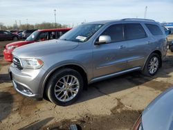 Salvage cars for sale from Copart Woodhaven, MI: 2016 Dodge Durango Limited