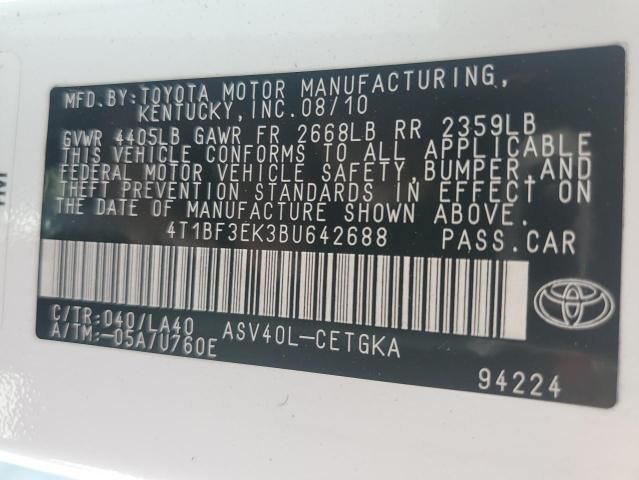 2011 Toyota Camry Base